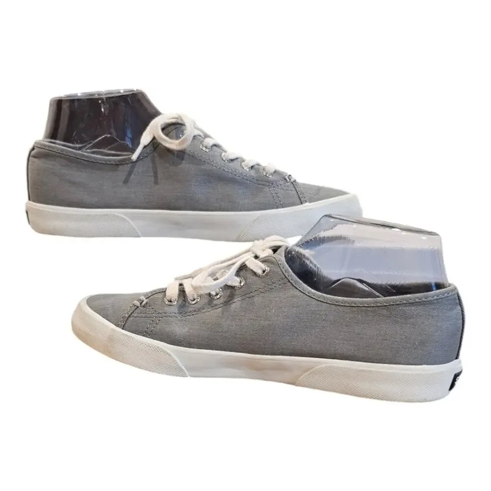 Women’s Sperry Lace-up Top-Sider Gray with Memory Foam Size 8.5